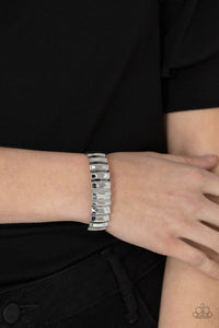 PRE-ORDER - Paparazzi Across The HEIR-Waves - Silver - Cuff Bracelet - $5 Jewelry with Ashley Swint