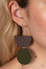 Load image into Gallery viewer, Paparazzi Beach Bistro - Green - Earrings - $5 Jewelry with Ashley Swint