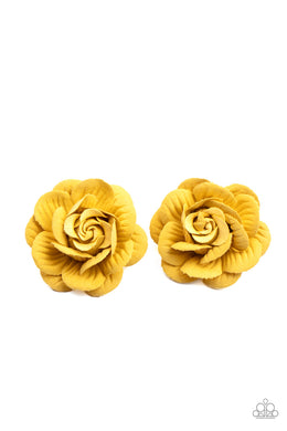 PRE-ORDER - Paparazzi Best of Buds - Yellow - Hair Clips - $5 Jewelry with Ashley Swint