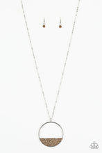 Load image into Gallery viewer, Paparazzi Bet Your Bottom Dollar - Brown Topaz Rhinestones - Necklace and matching Earrings - $5 Jewelry With Ashley Swint