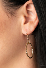 Load image into Gallery viewer, Paparazzi Casually Connected - Gold - LANYARD Necklace &amp; Earrings - $5 Jewelry with Ashley Swint
