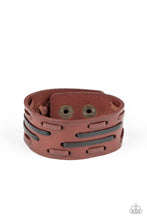 Load image into Gallery viewer, Paparazzi Cowboy Boot Camp - Brown - Leather Bracelet - $5 Jewelry with Ashley Swint