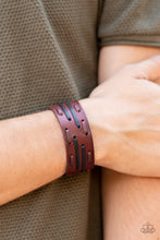 Load image into Gallery viewer, Paparazzi Cowboy Boot Camp - Brown - Leather Bracelet - $5 Jewelry with Ashley Swint