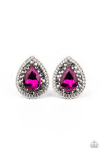 Load image into Gallery viewer, Paparazzi Debutante Debut - Pink - Teardrop Gem - Post Earrings - $5 Jewelry with Ashley Swint