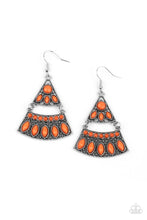 Load image into Gallery viewer, PRE-ORDER - Paparazzi Desert Fiesta - Orange - Earrings - $5 Jewelry with Ashley Swint