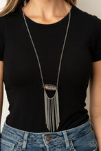 Load image into Gallery viewer, Paparazzi Desert Spirit - Orange Stone - Wooden Frame Feather Charm - Necklace &amp; Earrings - $5 Jewelry with Ashley Swint