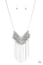 Load image into Gallery viewer, Paparazzi DIVA-de and Rule - Silver Beads - Necklace and matching Earrings - $5 Jewelry with Ashley Swint