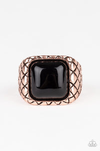 PRE-ORDER - Paparazzi Dont Cross Me - Copper - Ring - $5 Jewelry with Ashley Swint
