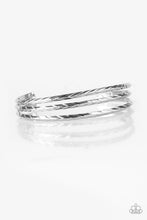 Load image into Gallery viewer, Paparazzi Eastern Empire - Silver - Cuff Bracelet - $5 Jewelry With Ashley Swint