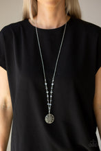 Load image into Gallery viewer, Paparazzi Everyday Enchantment - White - Opaque Beads - Silver Chain Necklace &amp; Earrings - $5 Jewelry with Ashley Swint