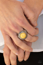 Load image into Gallery viewer, PRE-ORDER - Paparazzi Evolutionary Essence - Yellow Stone - Ring - $5 Jewelry with Ashley Swint