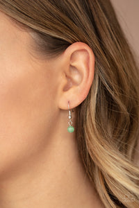 Paparazzi Fashion Flaunt - Green - Cat's Eye Moonstone - Necklace & Earrings - Life of the Party Exclusive July 2020 - $5 Jewelry with Ashley Swint