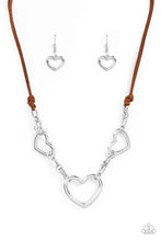 Load image into Gallery viewer, Paparazzi Fashionable Flirt - Brown - Necklace &amp; Earrings - $5 Jewelry with Ashley Swint