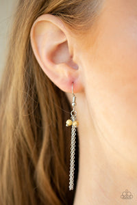 Paparazzi Get A ROAM! - Yellow - Necklace & Earrings - $5 Jewelry with Ashley Swint