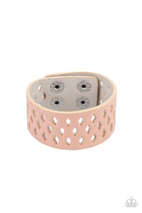Paparazzi Glamp Champ - Pink - Bracelet - $5 Jewelry with Ashley Swint