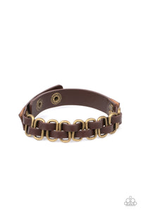 PRE-ORDER - Paparazzi Gone Rogue - Brass - Bracelet - $5 Jewelry with Ashley Swint
