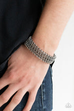 Load image into Gallery viewer, PRE-ORDER - Paparazzi Gridlock - Silver - Bracelet - $5 Jewelry with Ashley Swint