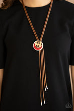 Load image into Gallery viewer, Paparazzi Im FELINE Good - Red - Cheetah Print - Necklace &amp; Earrings - $5 Jewelry with Ashley Swint