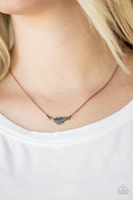 Load image into Gallery viewer, Paparazzi In-Flight Fashion - Copper - Feather Pendant - Necklace &amp; Earrings - $5 Jewelry with Ashley Swint