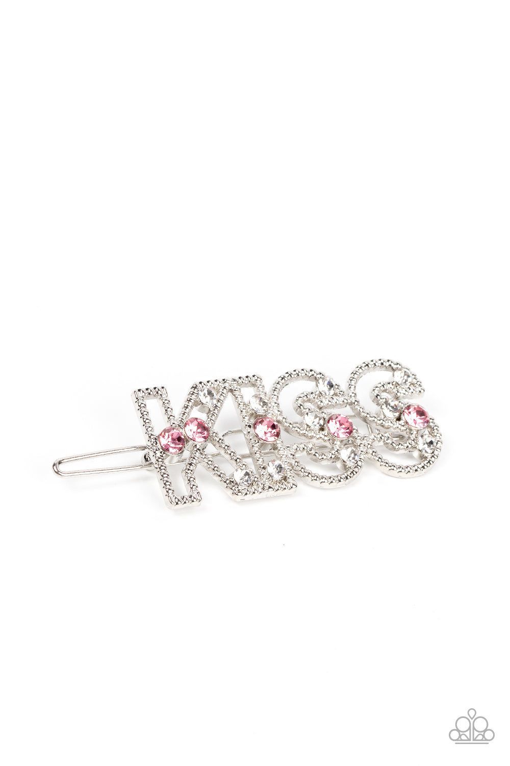 Paparazzi Kiss Bliss - Pink hair clip PRE ORDER - $5 Jewelry with Ashley Swint