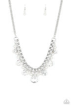 Load image into Gallery viewer, Paparazzi Knockout Queen - White - Pearls, Teardrop Gems - Necklace &amp; Earrings - $5 Jewelry with Ashley Swint