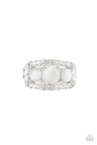 PRE-ORDER - Paparazzi Majestically Mythic - White Cat's Eye Stone - Ring - $5 Jewelry with Ashley Swint