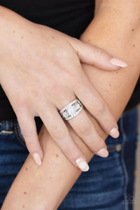 PRE-ORDER - Paparazzi Majestically Mythic - White Cat's Eye Stone - Ring - $5 Jewelry with Ashley Swint