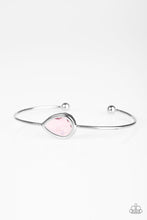 Load image into Gallery viewer, Paparazzi Make A Spectacle - Pink Gem - Silver Cuff Bracelet - $5 Jewelry With Ashley Swint