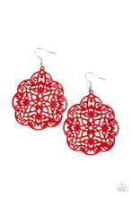 Load image into Gallery viewer, PRE-ORDER - Paparazzi Mediterranean Eden - Red - Earrings - $5 Jewelry with Ashley Swint