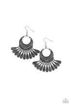 Load image into Gallery viewer, Paparazzi Mesa Majesty - Silver - Ornate Hoop - Earrings - $5 Jewelry with Ashley Swint