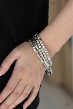 Load image into Gallery viewer, PRE-ORDER - Paparazzi Metro Materials - Silver - Set of 4 Bracelets - $5 Jewelry with Ashley Swint