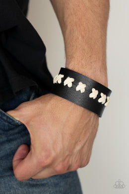 PRE-ORDER - Paparazzi Metro Mustang - Black - Bracelet - $5 Jewelry with Ashley Swint