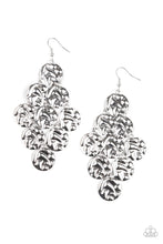 Load image into Gallery viewer, Paparazzi Metro Trend - Silver - Embossed Discs - Earrings - $5 Jewelry with Ashley Swint