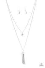 Load image into Gallery viewer, Paparazzi Minimal Millennial - White Rhinestones - Necklace &amp; Earrings - $5 Jewelry With Ashley Swint
