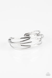 Paparazzi Modest Goddess - Silver - Cuff Bracelet - $5 Jewelry With Ashley Swint