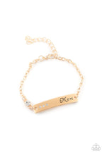 Load image into Gallery viewer, PRE-ORDER - Paparazzi Mom Always Knows - Gold - Mother&#39;s Day Bracelet - $5 Jewelry with Ashley Swint