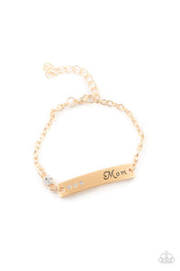 PRE-ORDER - Paparazzi Mom Always Knows - Gold - Mother's Day Bracelet - $5 Jewelry with Ashley Swint