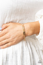Load image into Gallery viewer, PRE-ORDER - Paparazzi Mom Always Knows - Gold - Mother&#39;s Day Bracelet - $5 Jewelry with Ashley Swint