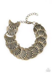 Paparazzi Moonlit Mesa - Brass - Bracelet - $5 Jewelry with Ashley Swint