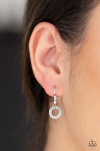Paparazzi Move It On Over - Silver - Necklace & Earrings - $5 Jewelry with Ashley Swint