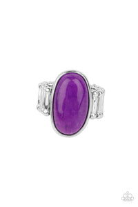 PRE-ORDER - Paparazzi Mystical Mantra - Purple Stone - Ring - $5 Jewelry with Ashley Swint
