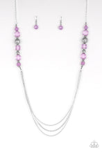 Load image into Gallery viewer, Paparazzi Native New Yorker - Purple - Necklace and matching Earrings - $5 Jewelry With Ashley Swint