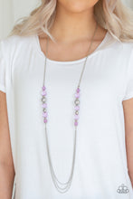 Load image into Gallery viewer, Paparazzi Native New Yorker - Purple - Necklace and matching Earrings - $5 Jewelry With Ashley Swint