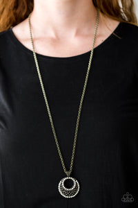Paparazzi Net Worth - Brass - Necklace & Earrings - $5 Jewelry with Ashley Swint