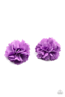 Paparazzi Never Let Me GROW - Purple - Hair Clips - $5 Jewelry with Ashley Swint