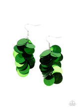 Load image into Gallery viewer, Paparazzi Now You SEQUIN It - Green - Earrings - $5 Jewelry with Ashley Swint