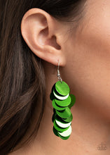 Load image into Gallery viewer, Paparazzi Now You SEQUIN It - Green - Earrings - $5 Jewelry with Ashley Swint