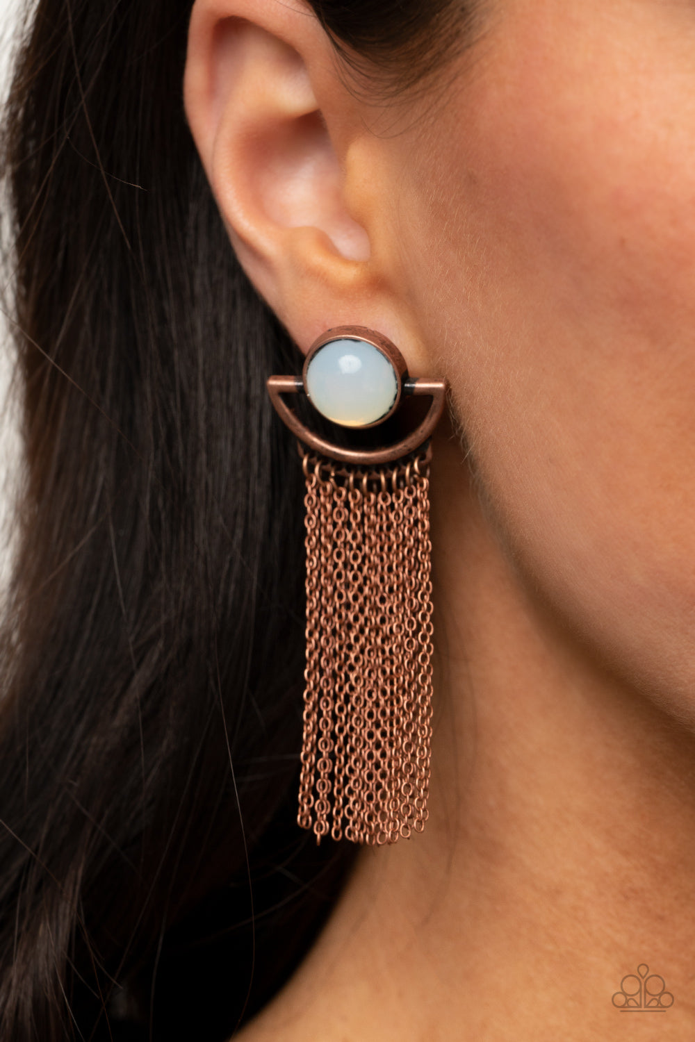 PRE-ORDER - Paparazzi Opal Oracle - Copper - Earrings - $5 Jewelry with Ashley Swint