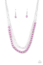 Load image into Gallery viewer, PRE-ORDER - Paparazzi Parisian Princess - Purple - Necklace &amp; Earrings - $5 Jewelry with Ashley Swint