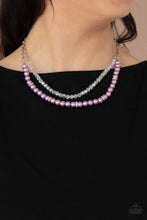 Load image into Gallery viewer, PRE-ORDER - Paparazzi Parisian Princess - Purple - Necklace &amp; Earrings - $5 Jewelry with Ashley Swint